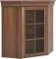 Display case attachment for chest of drawers Sentis, Colour: Dark Brown - 97 x 75 x 75 cm (H x W x D)