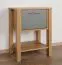 Bedside Cabinet Braianik 30 | Oak Wotan / Matte Finish | 1 Drawer | Book Storage | 59 x 42 x 37 cm