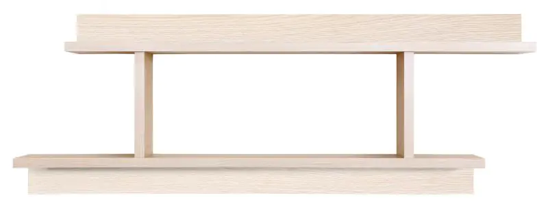 Suspended rack / Wall shelf Kisaran 04, Colour: Sonoma Oak - Measurements: 36 x 88 x 20 cm (H x W x D)