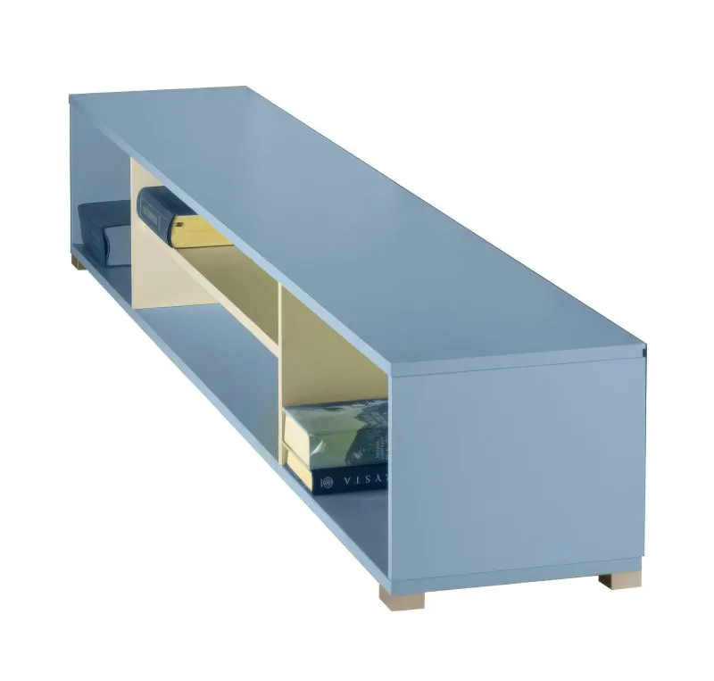 Children's Room Lowboard Namur 21 | Blue / White | Modern Design | 30 x 30 x 214 cm