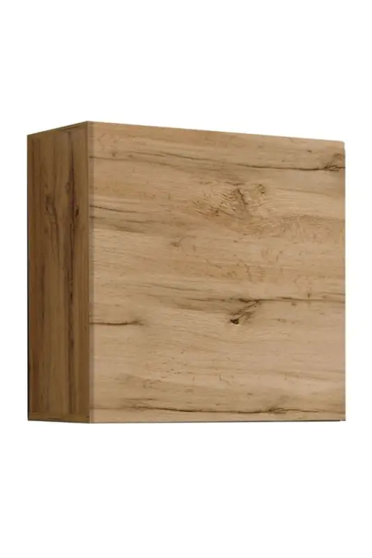 Modern wall cabinet Fardalen 12, color: oak Wotan - Dimensions: 60 x 60 x 30 cm (H x W x D), with two compartments