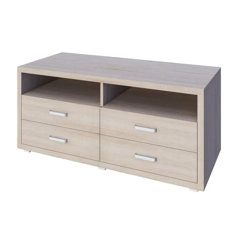 Kerowagi 21 TV Base Cabinet | Sonoma Oak Finish | 60 x 135 x 49 cm | Modern Storage Solution