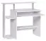 Small desk Apolo 141, color: white, with keyboard drawer - Dimensions: 48 x 94 cm (W x D)