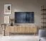 Modern TV Cabinet Ashford 01 | Oak Riviera & Marble Bianco | 48 x 144 x 37 cm | 3 Doors