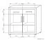 Chest of drawers Lorengau 20, colour: Sonoma oak - Measurements: 109 x 112 x 40 cm (H x W x D)