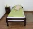 Dark Bed for Kids & Teens "Easy Premium Line" K1/1n | Solid Beech Wood | Chocolate Brown | 90 x 190 cm