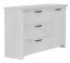 Chest of drawers Barrameda 07, Colour: White - Measurements: 84 x 137 x 41 cm (H x W x D)