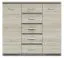Chest of drawers Pamulang 04, Colour: Sonoma Oak - Measurements: 112 x 122 x 40 cm (H x W x D)
