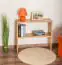 Shelf "Easy Furniture" S04, solid Natural beech wood - 60 x 64 x 20 cm (h x w x d)