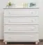  Chest of drawer pine solid wood painted white 014 - Dimensions 100 x 100 x 42 cm (H x W x D) 