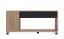 Coffee Table with Drawer Zvesdara 07 | Artisan Oak & Black | 4 Castors | 46 x 101 x 55 cm | Stylish Living Room Accent