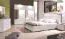 Set of 2 Modern Bedside Tables "Ziros" | White High Gloss | 2 Drawers Each | 36 x 43 x 40 cm