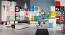 Children's room - Desk Marincho 70, Colour: White / Black - Measurements: 80 x 138 x 65 cm (H x W x D)