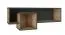 Suspended Shelf Sprimont 12 | Grey / Oak | Modern Wall Shelf | 40 x 110 x 29 cm