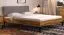 Double bed Kumeu 01 solid oiled Wild Oak - Lying area: 160 x 200 cm (w x l)
