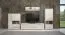 Garim 14 Display Case | Beige High Gloss | 123 x 90 x 40 cm | Glass & Wood Shelves | Soft Close