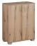 Chest of drawers Camprodon 11, Colour: Oak Artisan - Measurements: 95 x 75 x 37 cm (H x W x D)