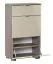 Shoe Cabinet Sabadell 08 | Oak / Beige High Gloss | 108 x 60 x 38 cm | Modern Storage