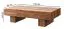 Sheesham Solid Wood Coffee Table Apolo 192 | Handmade Unique Piece | 30 x 45 x 120 cm | Modern Slatted Design