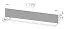 Suspended rack / Wall shelf Lassila 08, Colour: Oak Artisan / Black - Measurements: 20 x 120 x 18 cm (H x W x D)