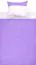 Children’s Bed Linen Set 2-Piece | 100% Cotton | Purple/White | 140 x 200 cm Comforter | 80 x 80 cm Pillow