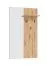 Entrance Hall Wardrobe with Mirror | 3 Hooks | 1 Shelf | Artisan Oak Finish | 132 x 79 x 19.5 cm | Crina 14