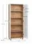 Beige Display Cabinet | 2 Glass Doors | 5 Compartments | Soft-Close | LED Lighting | 75 x 40 x 185 cm