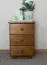 Nightstand Solid Pine Wood | Oak Color | 3 Drawers | 60 x 43 x 33 cm | Model 006