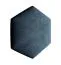 Upholstery Panels Set of 10 | Dark Blue Velour Cover | 35 x 40.5 cm | Easy-Clean Surface