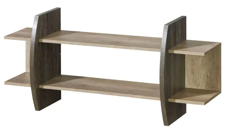 Suspended rack / Wall shelf Sichling 13, Colour: Oak Brown - Measurements: 55 x 120 x 31 cm (H x W x D)