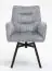 Swivel Chair Maridi 271, Colour: Grey Light - Measurements: 93 x 62 x 64 cm (H x W x D)