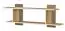 Suspended rack Arowana 06, Colour: Oak / Latte Matt - Measurements: 40 x 119 x 22 cm (H x W x D)