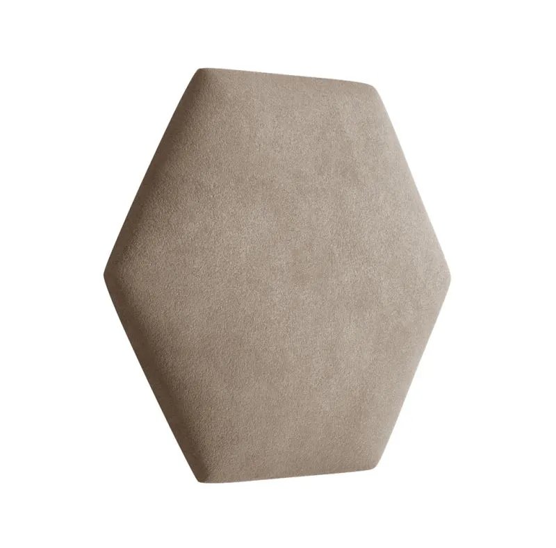 Upholstery Panels Set of 10 | Light Brown Velour | 35 x 40.5 cm | Easy-Clean, Stylish Upgrade