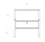Bedside Table Wellsford 06 | Solid Beech Oiled | 64 x 60 x 36 cm | 1 Drawer & Storage Compartment | Soft Close