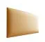 Upholstery Panels Set of 10 | Orange | Imitation Leather Cover | 50 x 30 cm | Easy-Clean S.I.C. Technology