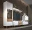 Wall Shelf Tuanai 04 | Suspended Rack | Oak / White High Gloss | 32 x 140 x 22 cm