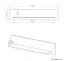 Suspended rack / Wall shelf Pandrup 22, Colour: Oak - Measurements: 24 x 110 x 21 cm (H x W x D)