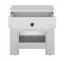Bedside table Sastamala 11, Colour: Silver Grey - Measurements: 50 x 49 x 35 cm (H x W x D), with 1 drawer.