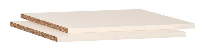 Beige Wooden Shelves for Four-Door Closet | Set of 2 | 45 x 47 cm | Premium Wood-Based Material
