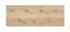 Coat hook rail Madina 38, Colour: Sonoma Oak / Chrome-Plated - Measurements: 20 x 60 x 5 cm (H x W x D)