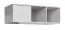 Suspended rack / Wall shelf Alwiru 11, Colour: Pine White / Grey - 34 x 120 x 22 cm (h x w x d)