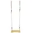 Wooden swing seat incl. rope