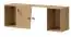 Wall cabinet Sirte 13, Colour: Oak / White / Grey matt - Measurements: 41 x 120 x 32 cm (H x W x D)
