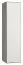 Hinged door cabinet / Wardrobe Bellaco 16, Colour: Grey / White - Measurements: 187 x 47 x 57 cm (H x W x D)