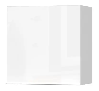 Suspended rack / Wall shelf Faleasiu 28, Colour: White - Measurements: 56 x 55 x 29 cm (H x W x D)