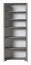 Hinged door cabinet / Closet Sabadell 03, Colour: Oak / Beige high gloss - 209 x 80 x 38 cm (H x W x D)