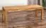 Bench Wooden Nature 134 Solid Oak - 140 x 33 cm (W x D)
