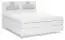 Neck cushion for Similan box spring bed - Measurements: 20 x 62 cm - Colour: White