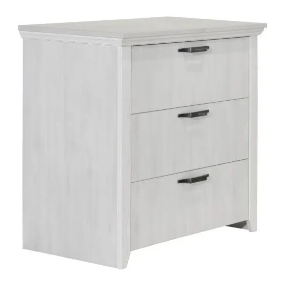 Chest of drawers Barrameda 06, Colour: White - Measurements: 84 x 92 x 51 cm (H x W x D)