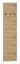 Wardrobe Pandrup 07, Colour: Oak - Measurements: 145 x 35 x 2 cm (H x W x D)
